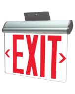 Barron Lighting S900U-WB-SR-R 5 Watt Universal LED Swivel Mount Edge-Lit Exit Sign with Battery