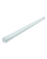 Satco Lighting 65-1101 24 Watt 4 Foot Close-To-Ceiling LED Stand Alone Strip Light Fixture White Finish 4000K