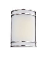 Sunpark MDF032 Wall Sconce Frosted Glass Satin Nickel Finish