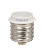 Sylvania 75055 LED/ADAPTOR/MOGULBASE Mogul E39 Base to Medium E26 Base Converter Accessory for LED High Lumen Lamp - 100 Pack 