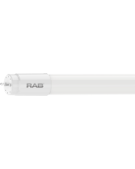 RAB Lighting T8-8-24G 8-Watt Ballast Bypass Single Ended G13 2FT Linear Tube Lamp 17W Equivalent