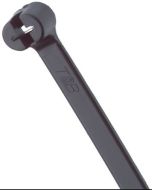 Thomas & Betts TY523MX 3.62-Inch UV-Resistant Black Nylon Cable Tie with Stainless Steel Locking Device and up to 18lbs Load Capacity