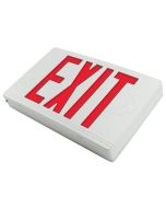 Barron Lighting VEX-U-BP-WB-WH Universal LED Thermoplastic Exit Sign with Battery
