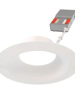 Juno Lighting WF6 DREG SM ALO20 SWW5 90CRI MW M6 16 Watt 6-Inch Color Selectable LED Smooth Canless Wafer Downlight with Triac Dimming - Replaces up to 75W