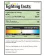 Lighting Facts Lithonia Lighting FMMCL-18-840-PIR-M4 14 Watt 18 Inch White LED Flush Mount Closet Light Fixture with Motion Sensor 4000K