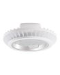 RAB Lighting BAYLED104 104 Watt LED High Bay Light Fixture with Hook and Cord White Finish