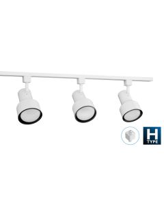 Nicor Lighting 10997WH 75-Watt 3-Light 4-Foot Linear Track Lighting Complete Kit