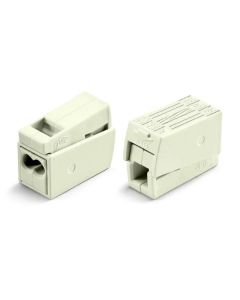 Wago 224-112 Hybrid Push-in and Lever Actuated 2 Conductor Lighting Connector 224 Series - 100 PCS