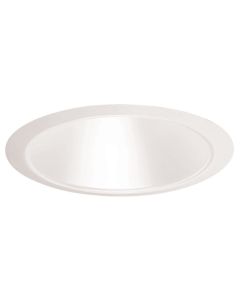 Juno Lighting 27 WWH 6 Inch Tapered Cone, White Cone with White Ring