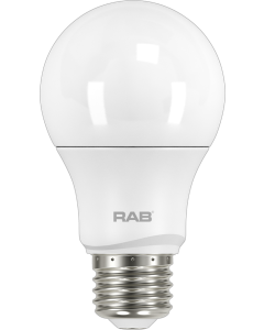 RAB Lighting A19-5-E26 6-Watt A19 Frosted Bulb Dimmable 40W Incandescent Equivalent