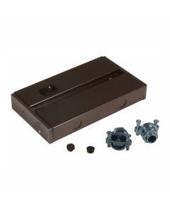 American Lighting ALC-BOX Hardwire Junction Box for LED Under Cabinet Light Fixture - Dark Bronze