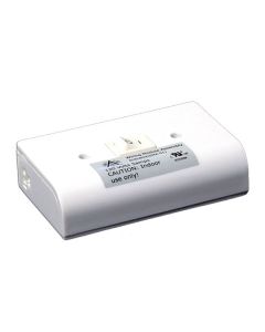 American Lighting ALSLBOX Xenon Puck Slim-Line Hardwire Box 120V with 2 Molex Outlets and On/Off Switch - White