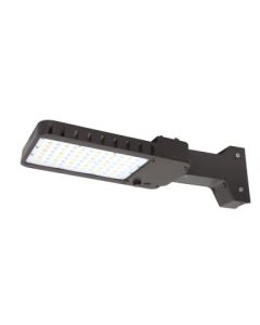 Maxlite AR60UT3-CSBACR 60 Watt LED Slim Area Light Fixture Selectable CCT Dimmable Controls Ready with Straight Arm Mounting