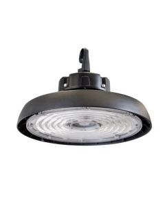 GE Lighting ARC021 DLC Premium Listed 11-Inch 150-Watt LED Round High Bay Light Fixture Dimmable with Hook Mount