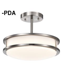 Sunpark DC01xPG GU24 CFL Pendant Type Ceiling Fixture Satin Nickel Finish