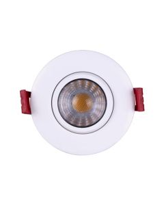 Nicor Lighting DGD3 Energy Star 7.9 Watt 3-inch LED Gimbal Recessed Downlight Fixture 2700K Dimmable 40W Equivalent