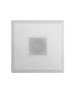 Nicor Lighting DLF-10-120-2K-SQ SureFit 9.7 Watt 5.15-Inch LED Ultra Slim Square Surface Mount Downlight Fixture 2700K