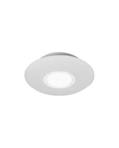 Nicor Lighting DLF-10-120-2K-WH 9.7 Watt SureFit Ultra Slim Surface Mount LED Downlight Fixture 2700K