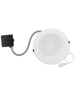 SLG Lighting DRS 8R 12/16/20 G2 FSK Energy Star Rated Wattage and Lumen Adjustable 8-Inch Round LED Commercial Downlight Retrofit Dimmable with Selectable Color