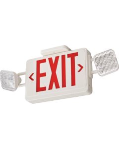 Lithonia Lighting ECRG SQ M6 LED Emergency Square Frog Eyes Exit Sign Light Fixture 