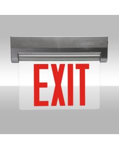 Maxlite EXE-RS1S Single Sided LED Edge-lit Exit Sign Red Letters with Battery Backup