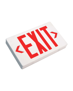 Nicor Lighting EXL1-10-UNV-WH 1.8 Watt 12-Inch LED Emergency Double-Sided Exit Sign
