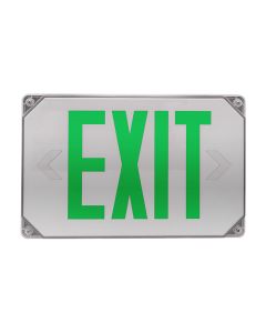 Nicor Lighting EXL51UNVWH 12.7-Inch LED Outdoor Emergency Exit Sign 25W Equivalent