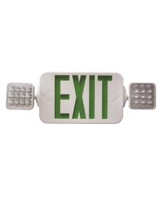 Fulham Lighting FHEC33W Firehorse LED Emergency Exit Sign Frog Eye Combo with Backup Battery Damp Location
