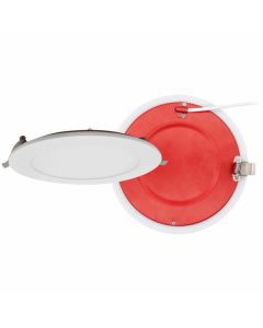 Lotus FR-LED-6-S15W-5CCT-PL 15 Watt 6-Inch 5 Color Selectable LED Round Fire Rated Ultra Slim Recessed Downlight Fixture Dimmable Replaces 90W Halogen