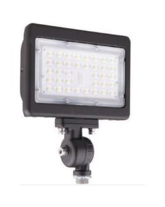 NaturaLED FXFDL30/76 DLC Premium Listed 30 Watt LED Flood Light Fixture with Knuckle Mount Replaces 150-200W HID