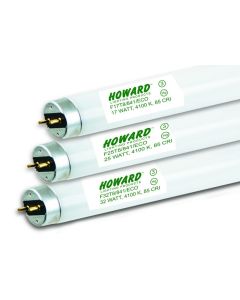 Howard Lighting F28T8/841/ES/ECO/IC 28W 28 Watt T8 Linear Fluorescent Lamp 841 4100K