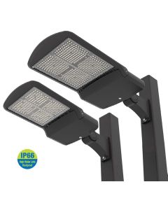 ILP PFC Series Viewpoint Head and Pole Fixture Combo Lumen Selectable with Adjustable Pole Mount Bracket