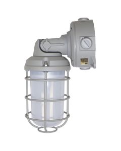 Barron Lighting JJL-30 Energy Star Rated 30 Watt LED Vaportight Jelly Jar Fixture with Adjustable Knuckle