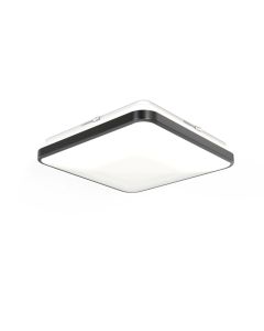 Juno Lighting FMLSQ 26-Watt 15-Inch Square LED Flush Mount with Integrated Nightlight and Color Switch - Includes Interchangeable Trim