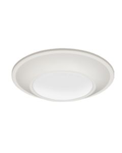 Juno Lighting JSBT 6IN SWW2 90CRI WL MW M6 Wet Location Rated 15-Watt 6-Inch Switchable White LED Tapered Disk Light