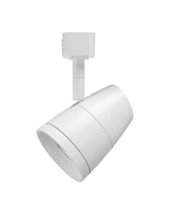 Juno Lighting R600L G2 Dimmable 9.5W LED Trac Head in White with General Flood Optic, 2700K, 50W Equivalent