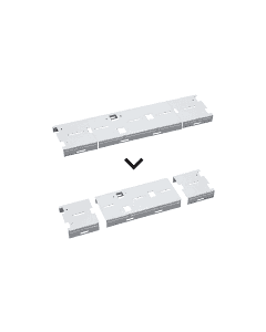 Keystone KT-RKIT-S-BR-1 One-Piece Break-Apart Adjustable Bracket for 4’ or 8’ T8 Strip Fixtures