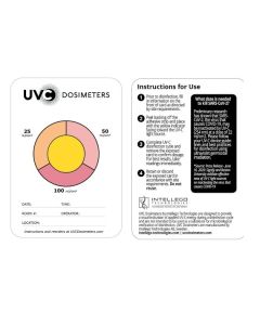 Light Efficient Design LC-UVC-TRICARD-10PK LumiCleanse Ultraviolet Measurement Card 10-Pack