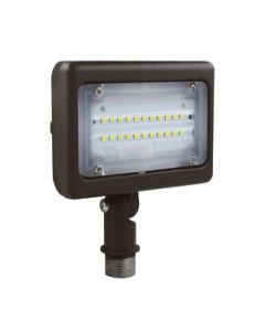 NaturaLED LED-FXFDL15 DLC Premium Listed 15-Watt LED Compact Floodlight Fixture with Adjustable Knuckle 100W Equivalent
