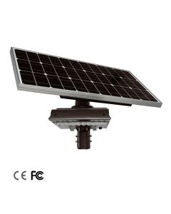 Light Efficient Design SL-SAL-OG-30W-40K-SF-BK-G2 LED Solar Off-Grid Area Light Dimmable Replaces 250W HID