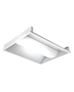 Westgate LTR-2X2-40W-D-PERF DLC Listed 40 Watt 2x2 LED Direct-Indirect Surface Mount Troffer Fixture with Perforated Basket
