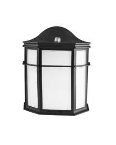 Maxlite ML4LS14SOLBPC 14-Watt LED Dusk to Dawn Traditional Small Lantern Outdoor Light Fixture 2700K