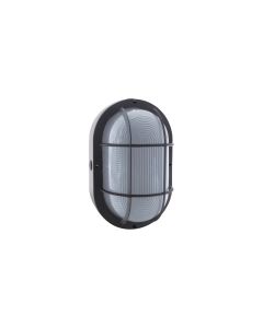 NaturaLED LED-FXBWL Series 10-Watt LED Black Bulkhead Wall Light Fixture 90W Equivalent