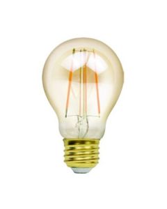 NaturaLED LED6.5A19/FIL/45L/922 Energy Star Certified 6.5 Watt LED A19 Filament Lamp E26 Base 2200K Dimmable