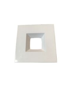 NaturaLED RTS-6RL15-WH 6-Inch White Square Recessed Trim Accessory for Downlight Fixture