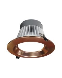 Nicor Lighting CLR82HWRVS9AC 8-Inch LED Commercial Recessed High Output Downlight Fixture Dimmable