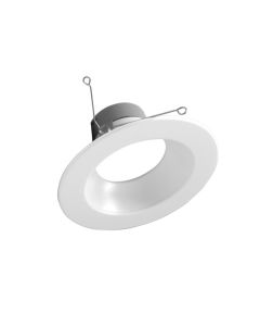 Nicor Lighting DLR56 Series Energy Star Rated 5/6-Inch LED Recessed Downlight Retrofit with White Trim