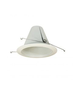 NORA Lighting NTM-713WAL 6-Inch Air-Tight Baffle Cone with Flange White