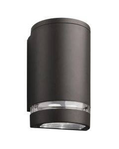 Lithonia Lighting OLLWD LED P1 40K MVOLT DDB M6 9 Watt LED Outdoor Wall Cylinder Downlight Dark Bronze