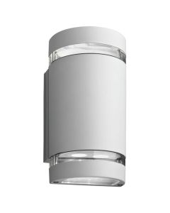 Lithonia Lighting OLLWU LED P1 40K MVOLT WH M6 14 Watt LED Outdoor Wall Cylinder Up and Downlight White